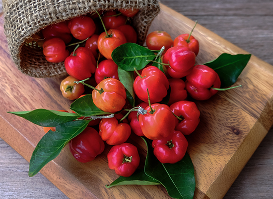 Acerola cherries